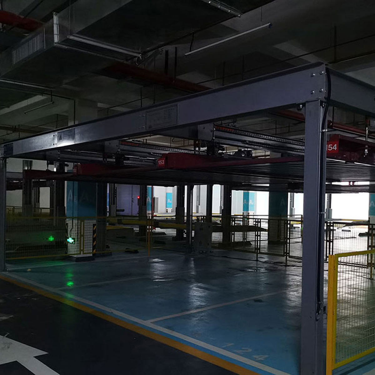 景东两层机械式停车库改造