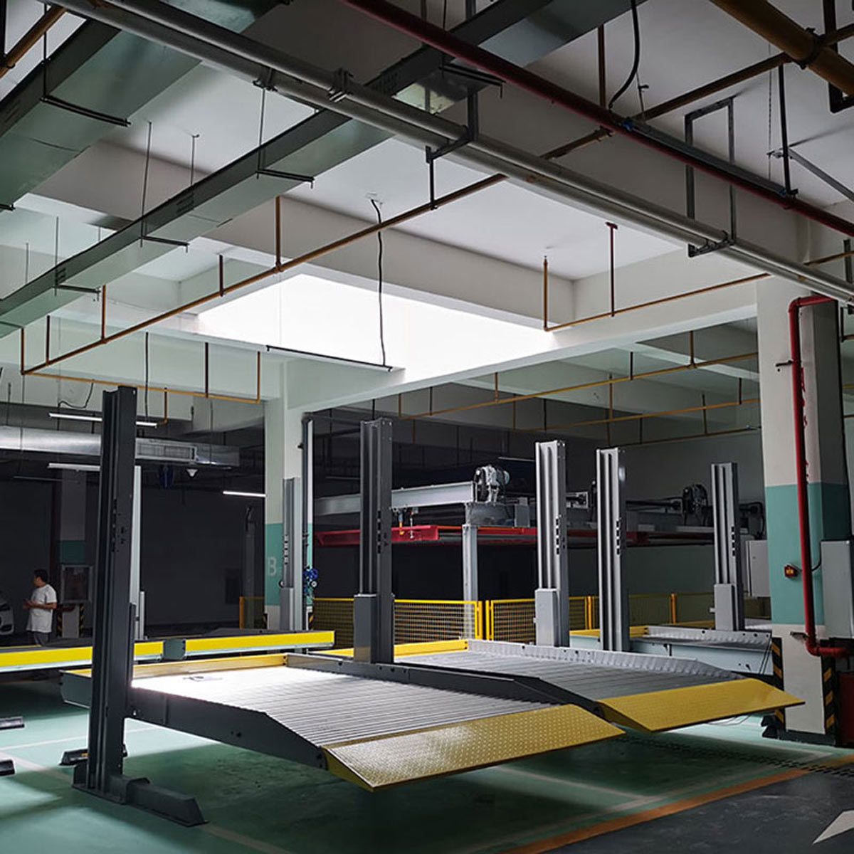 务川横移式立体车库停车设备过规划
